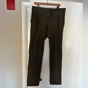 lululemon Commission Mens Pants- Army Green
